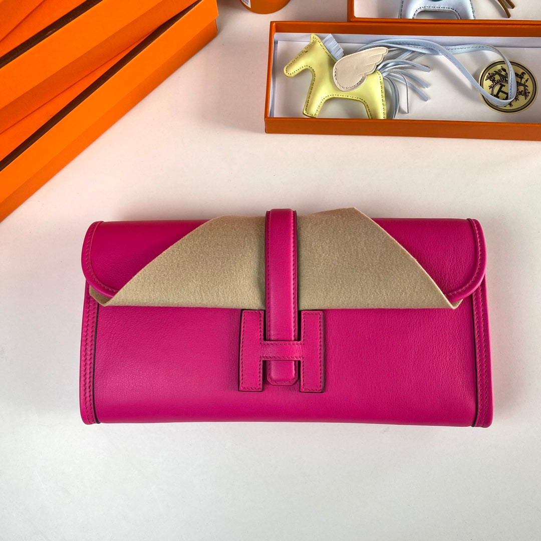 HM JIGE 29 CUIR DE VEAU SWIFT FRAMBOISE 229030