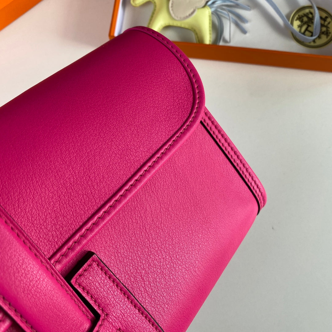 HM JIGE 29 CUIR DE VEAU SWIFT FRAMBOISE 229030