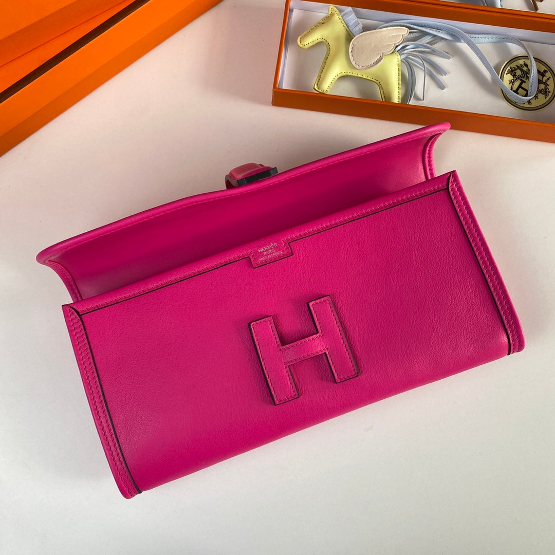 HM JIGE 29 CUIR DE VEAU SWIFT FRAMBOISE 229030