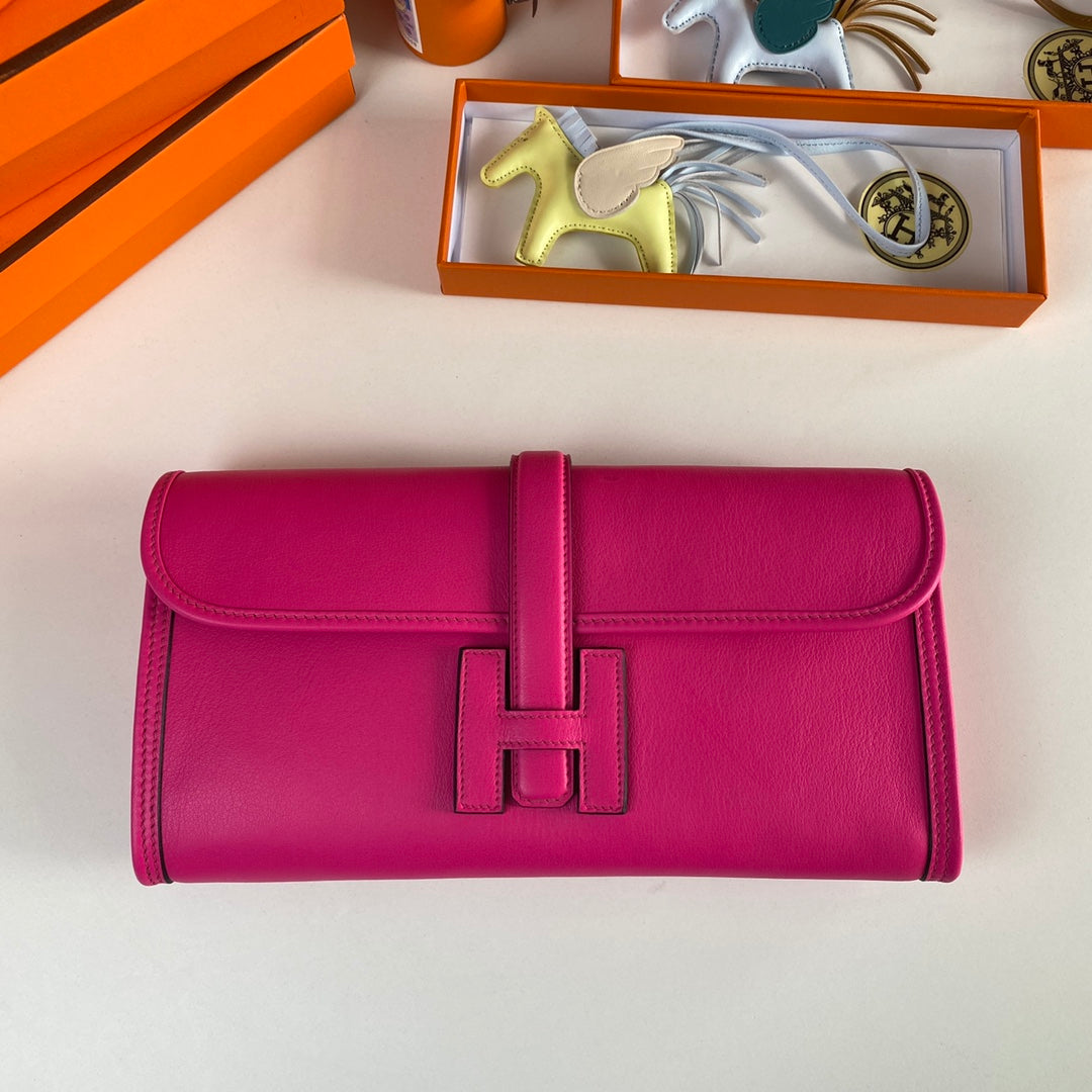 HM JIGE 29 CUIR DE VEAU SWIFT FRAMBOISE 229030