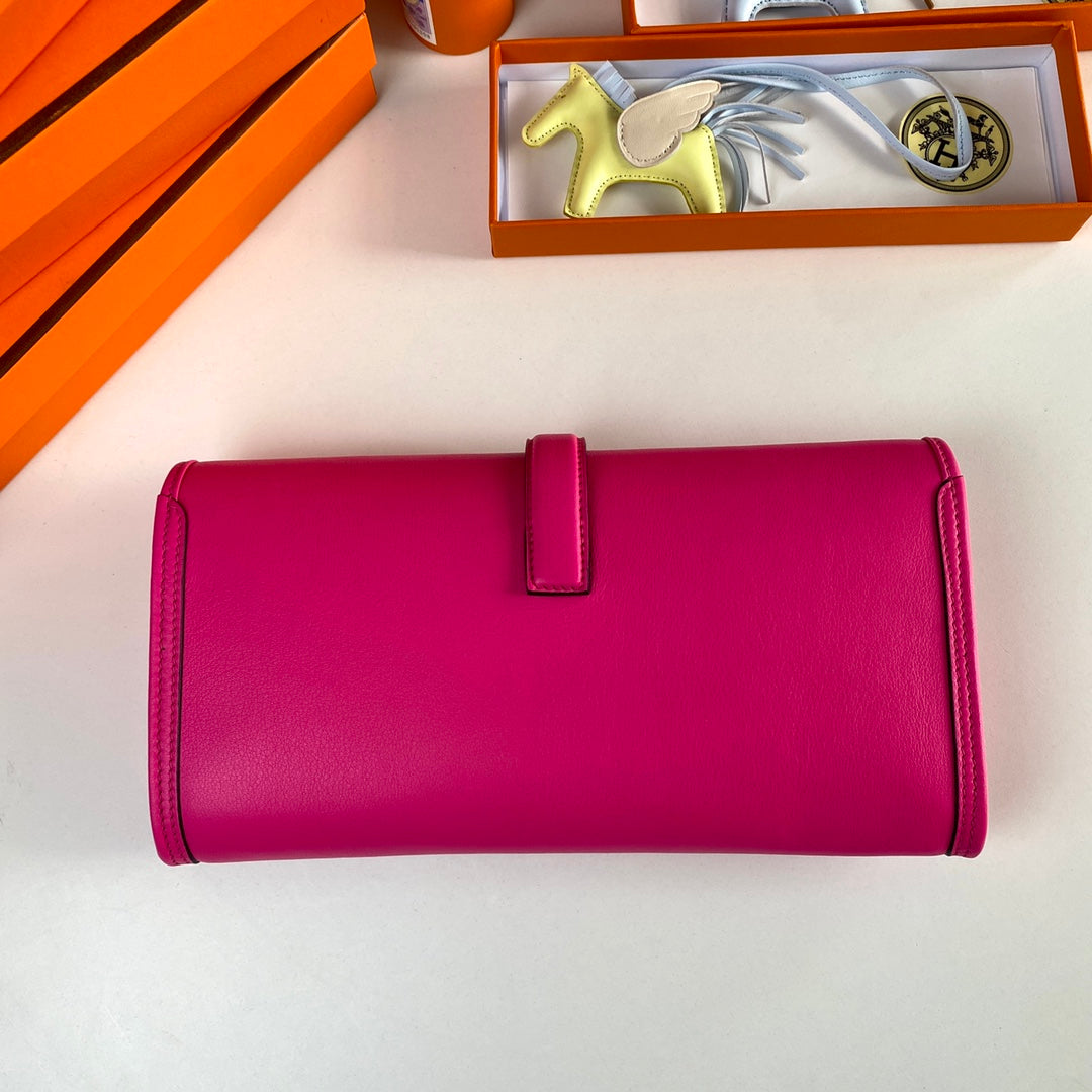 HM JIGE 29 CUIR DE VEAU SWIFT FRAMBOISE 229030