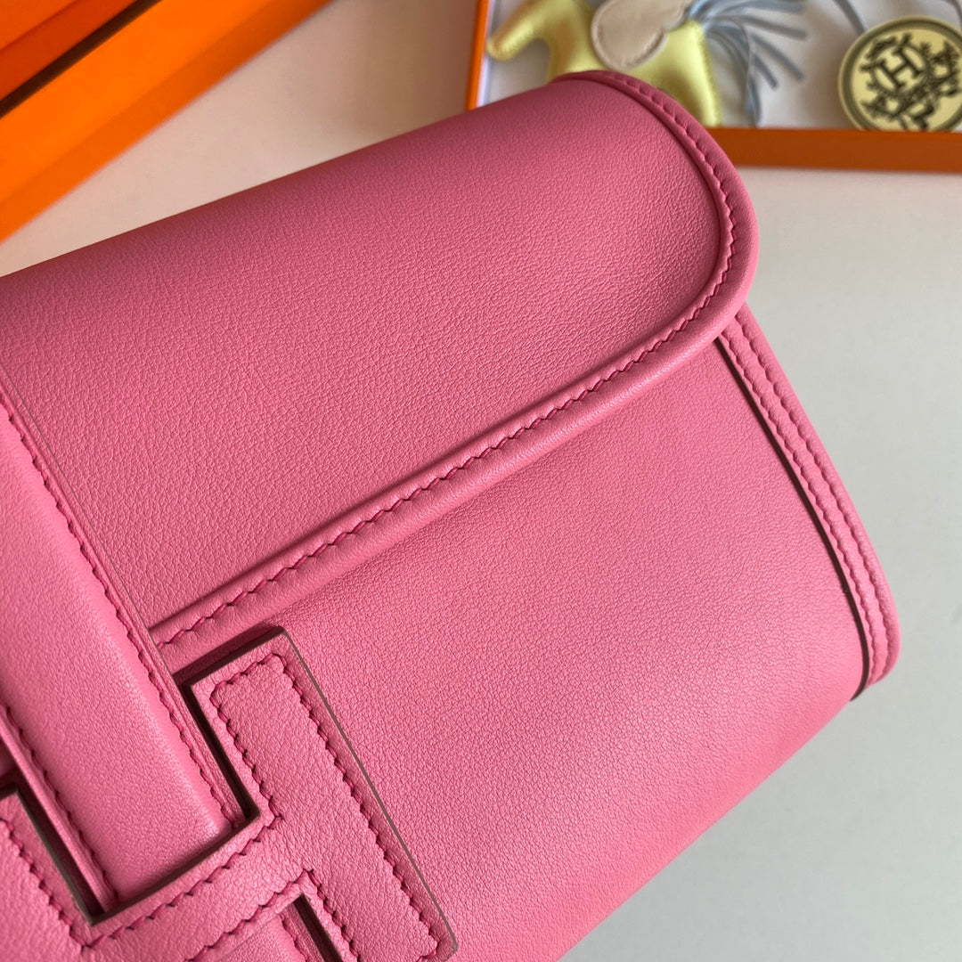 HM JIGE 29 CUIR DE VEAU SWIFT ROSE SAUMON 229029