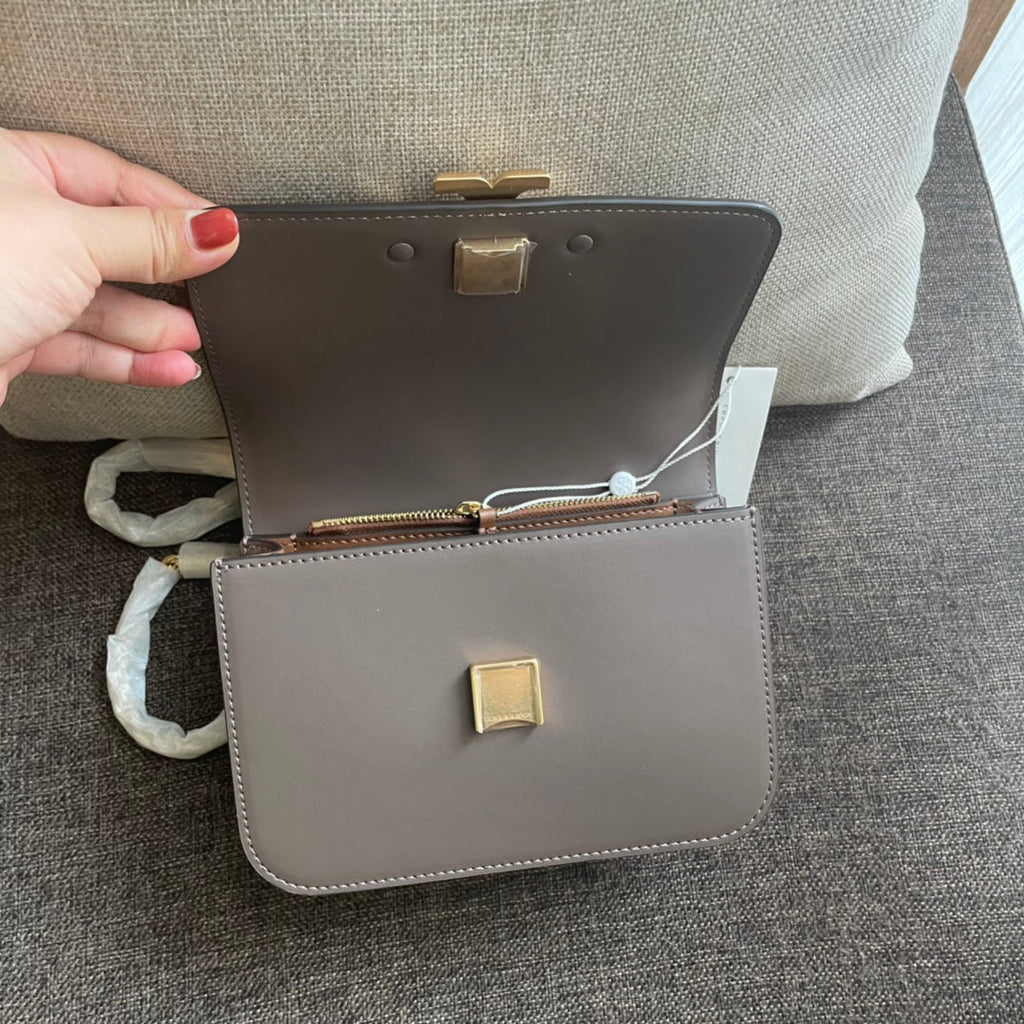TRIPHOME BOX 18 CUIR DE VEAU GRIS