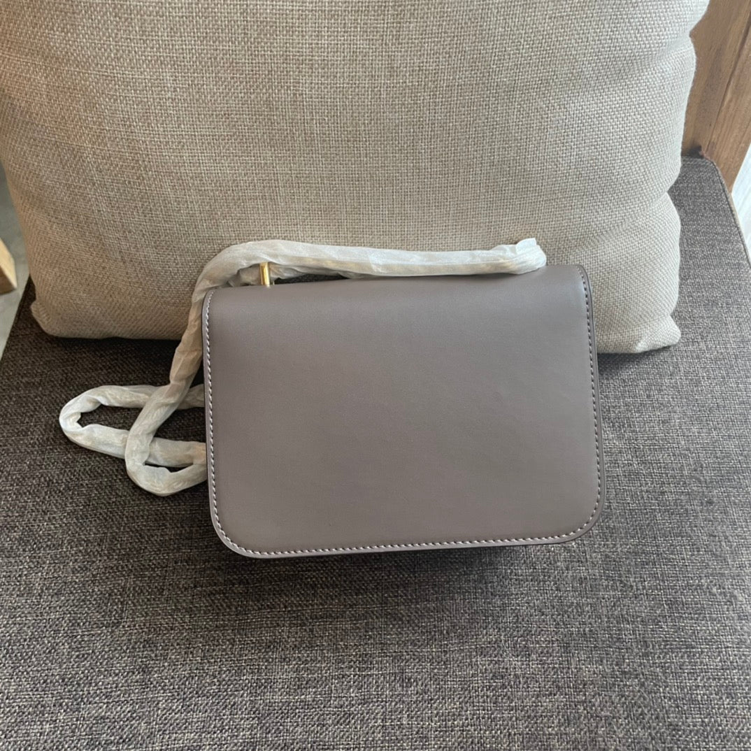 TRIPHOME BOX 18 CUIR DE VEAU GRIS