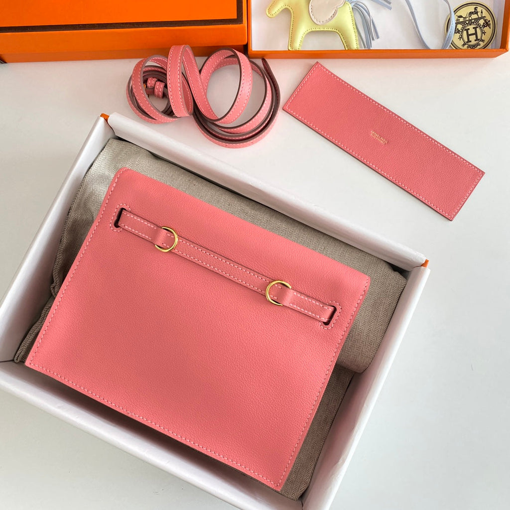 KELLY DANSE II 22CM CUIR ROSE EVERCOLOR GHW