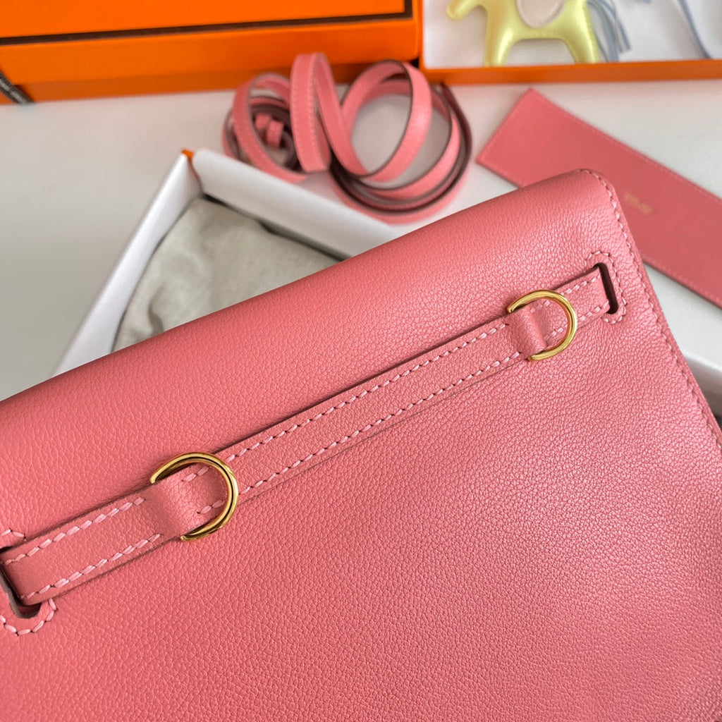 KELLY DANSE II 22CM CUIR ROSE EVERCOLOR GHW