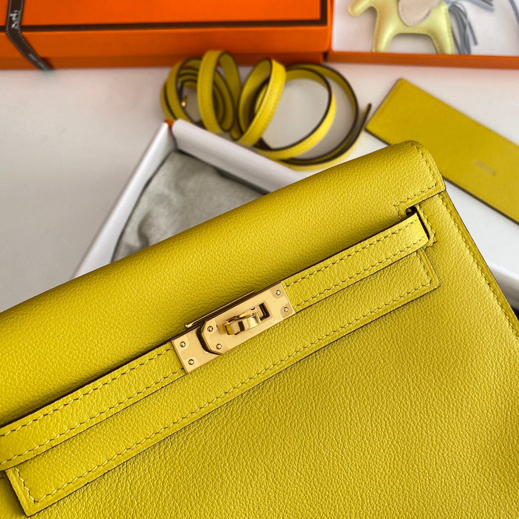 KELLY DANSE II 22CM CUIR JAUNE EVERCOLOR GHW