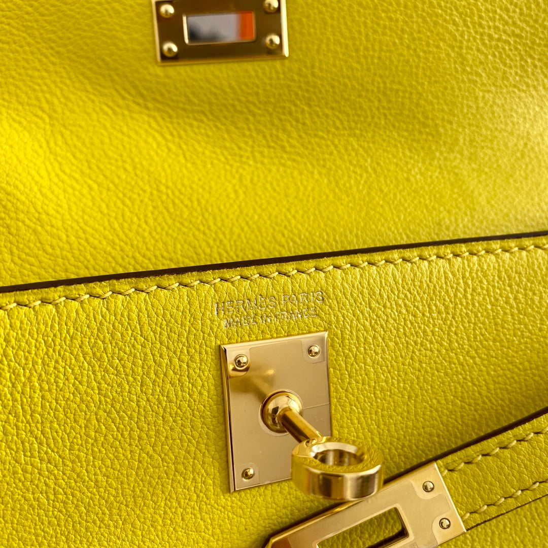 KELLY DANSE II 22CM CUIR JAUNE EVERCOLOR GHW
