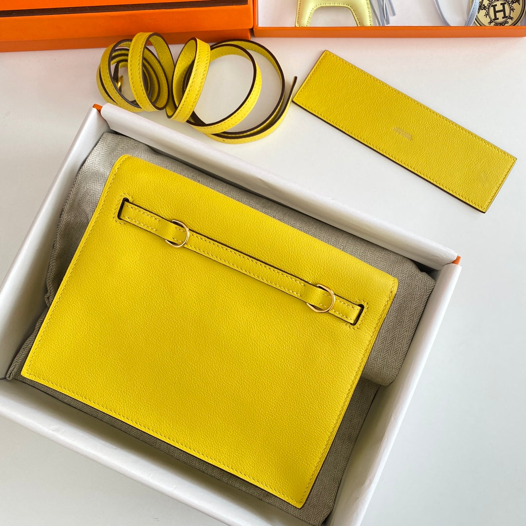 KELLY DANSE II 22CM CUIR JAUNE EVERCOLOR GHW