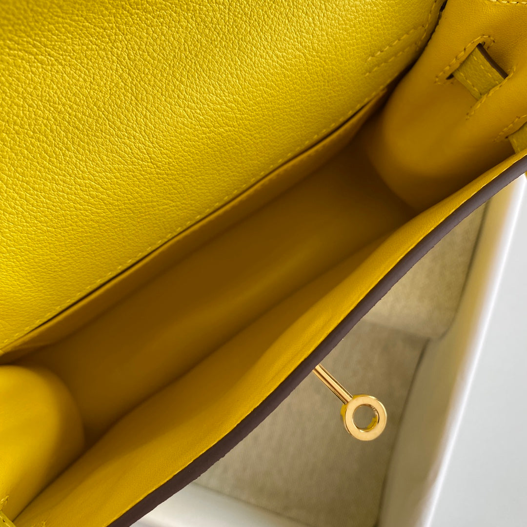 KELLY DANSE II 22CM CUIR JAUNE EVERCOLOR GHW