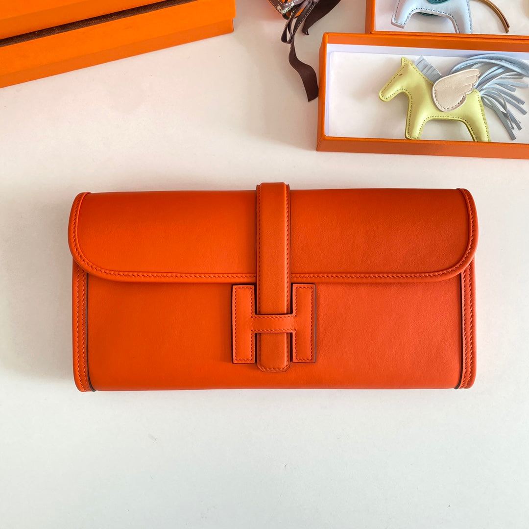 HM JIGE 29 CUIR DE VEAU SWIFT ORANGE 229027