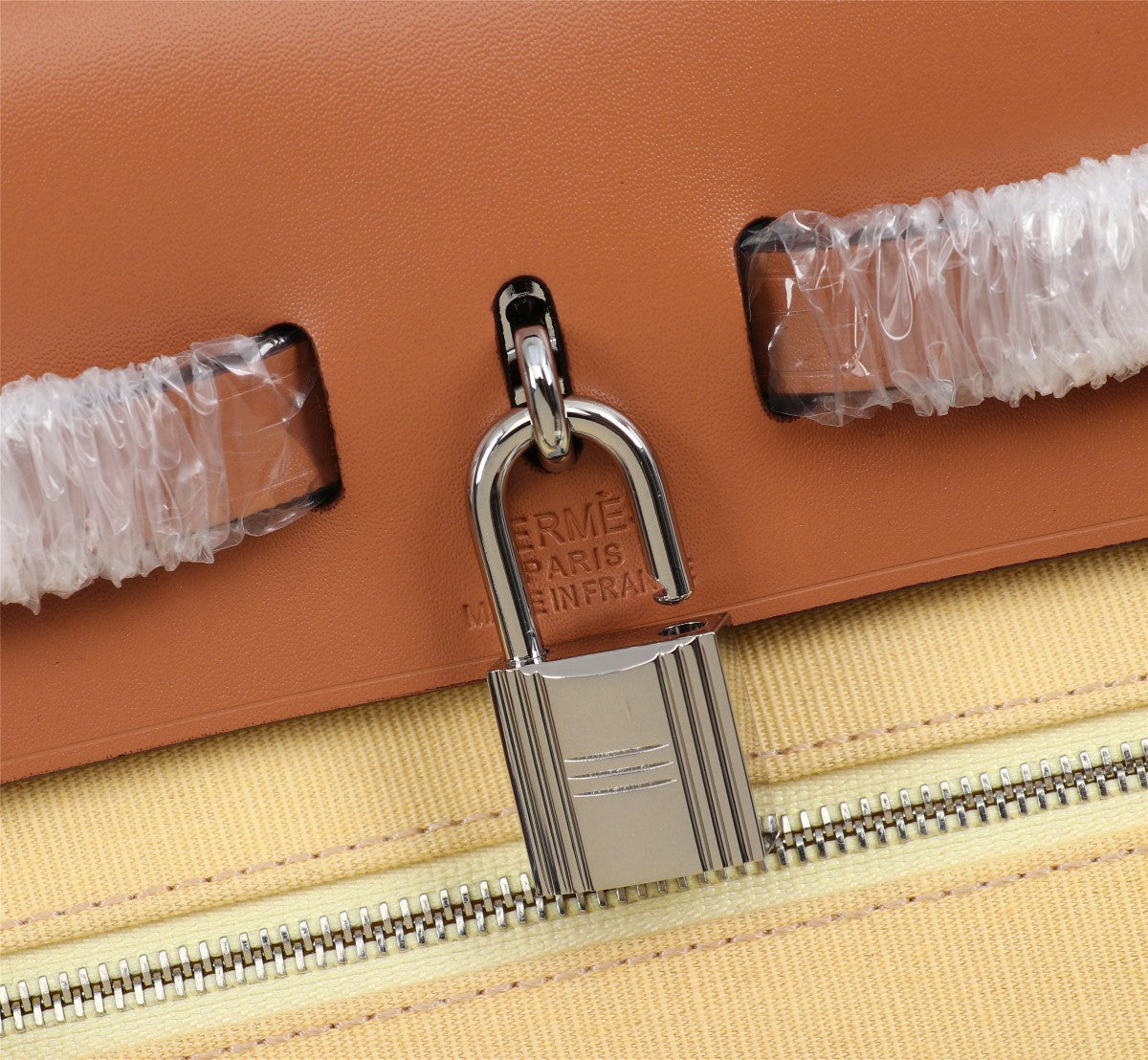HM HERBAG ZIP 31 TOILE DE LIN ET DE CIDRE