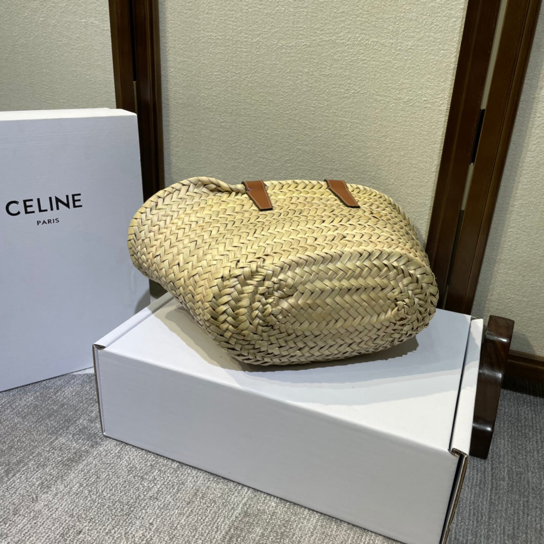 TEEN CLASSIC 20 FEUILLES DE PALMIER ET CUIR DE VEAU BRUN