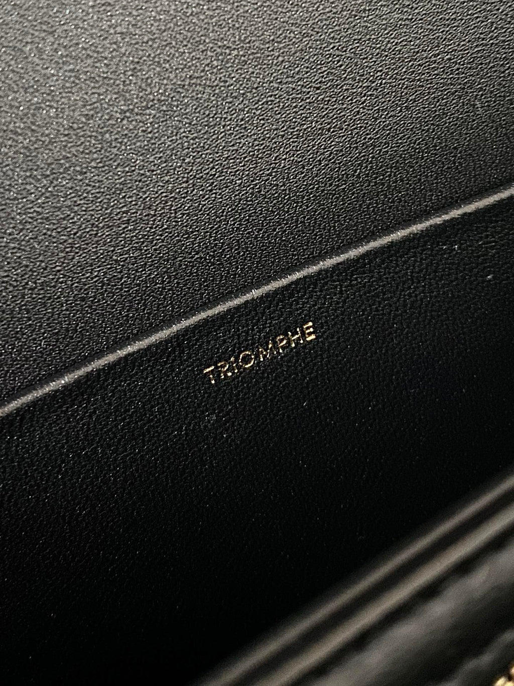 CLASSIQUE TRIOMPHE 22 ALL BLACK CALFSKIN