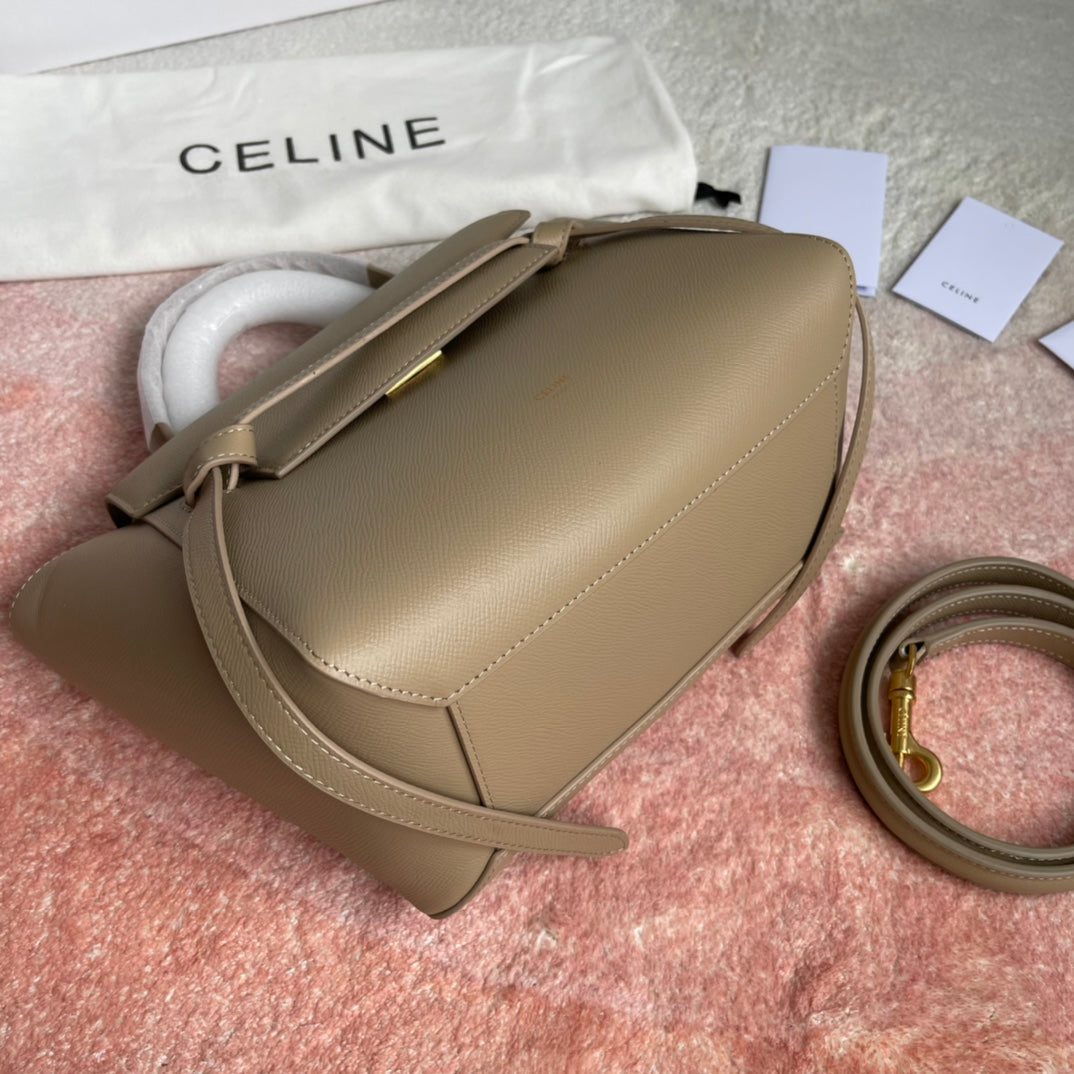 SAC À POISSON 24 CUIR BEIGE CRÈME