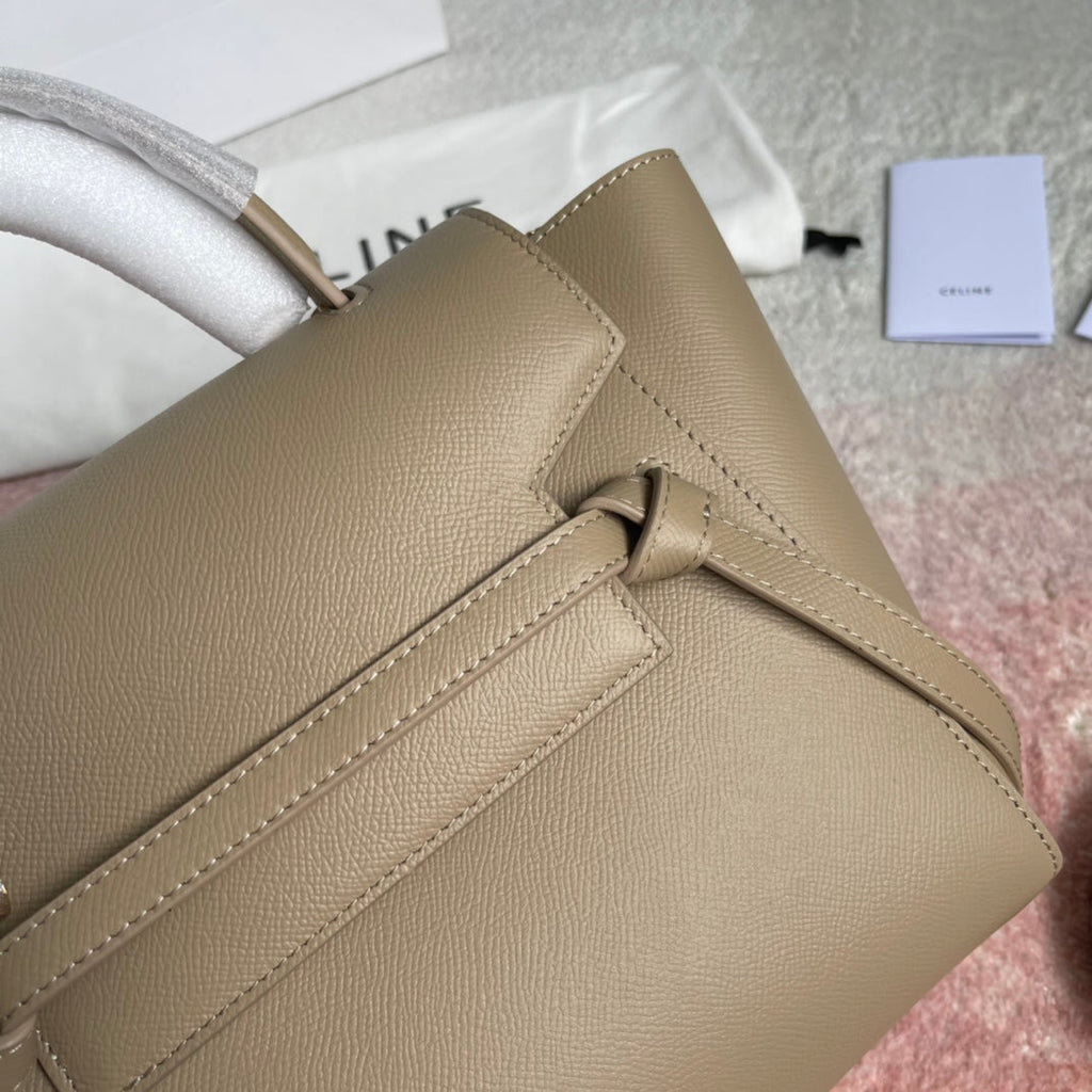 SAC À POISSON 24 CUIR BEIGE CRÈME