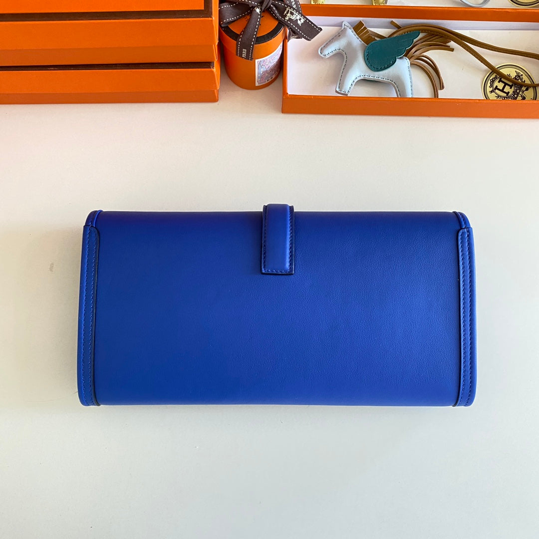HM JIGE 29 CUIR DE VEAU SWIFT BLEU COBALT 229026