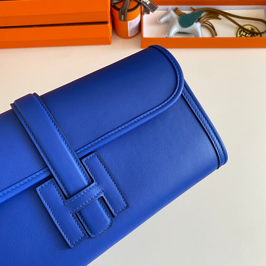HM JIGE 29 CUIR DE VEAU SWIFT BLEU COBALT 229026