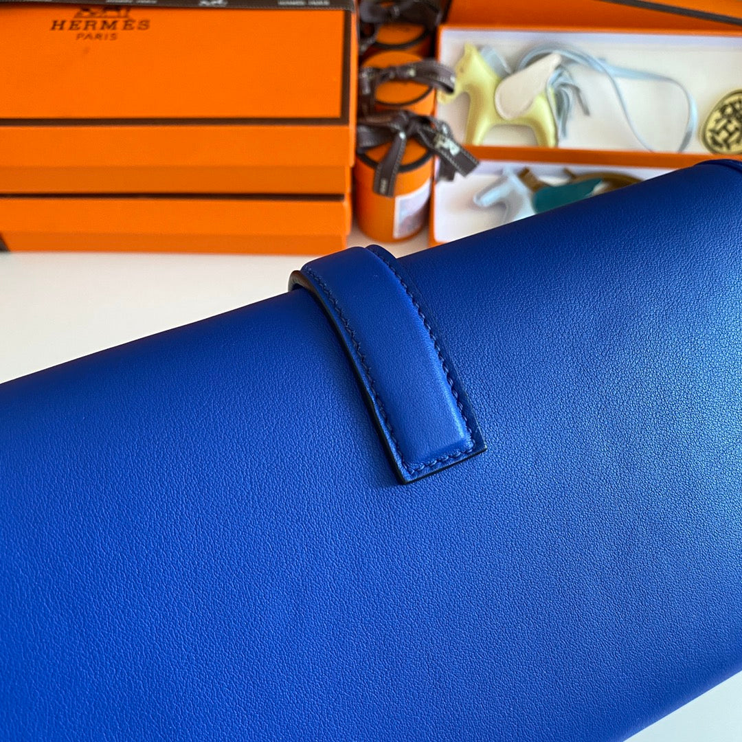 HM JIGE 29 CUIR DE VEAU SWIFT BLEU COBALT 229026