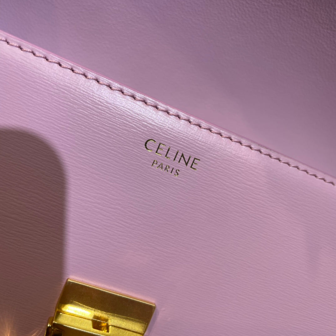 CLASSIC TRIOMPHE 20 CUIR DE VEAU ROSE ACIER DORÉ