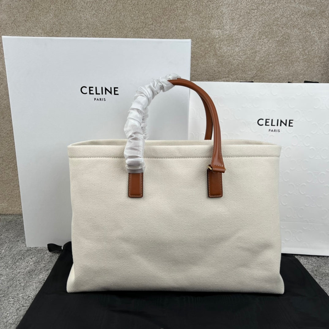 CABAS 44 SAC CABAS BLANC EN TOILE IMPRIMÉE