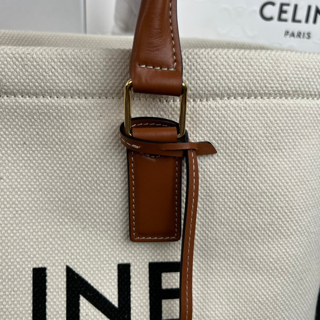 CABAS 44 SAC CABAS BLANC EN TOILE IMPRIMÉE