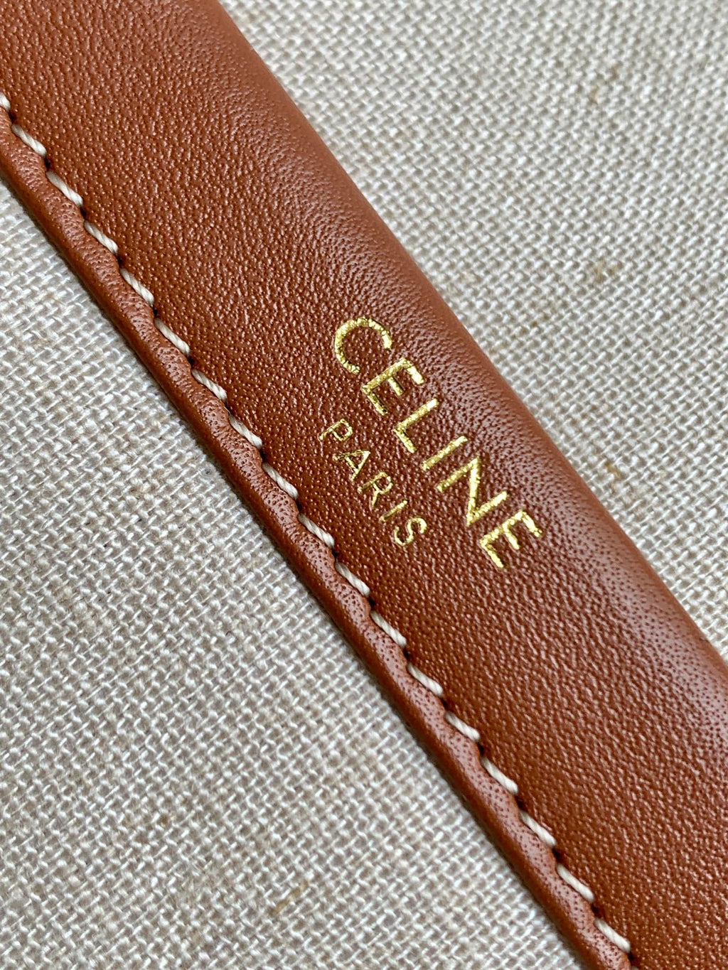 LARGE CABAS 41 WHITE BURGUNDY CANVAS MULTI LOGO