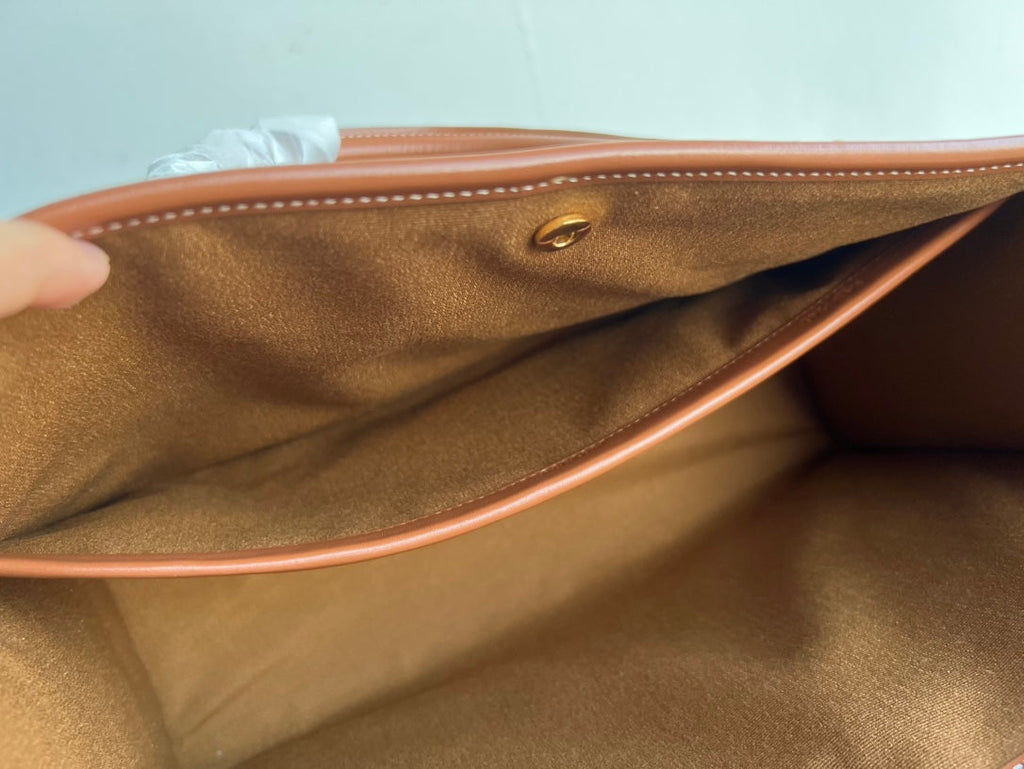 SAC CABAS TRIPHOME 35 EN CUIR DE VEAU NOIR