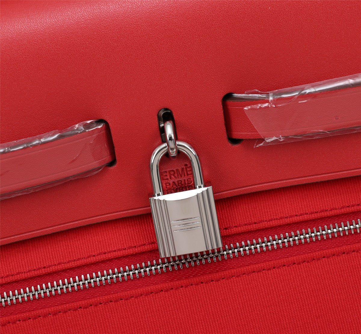 HM HERBAG ZIP 31 TOILE ROUGE