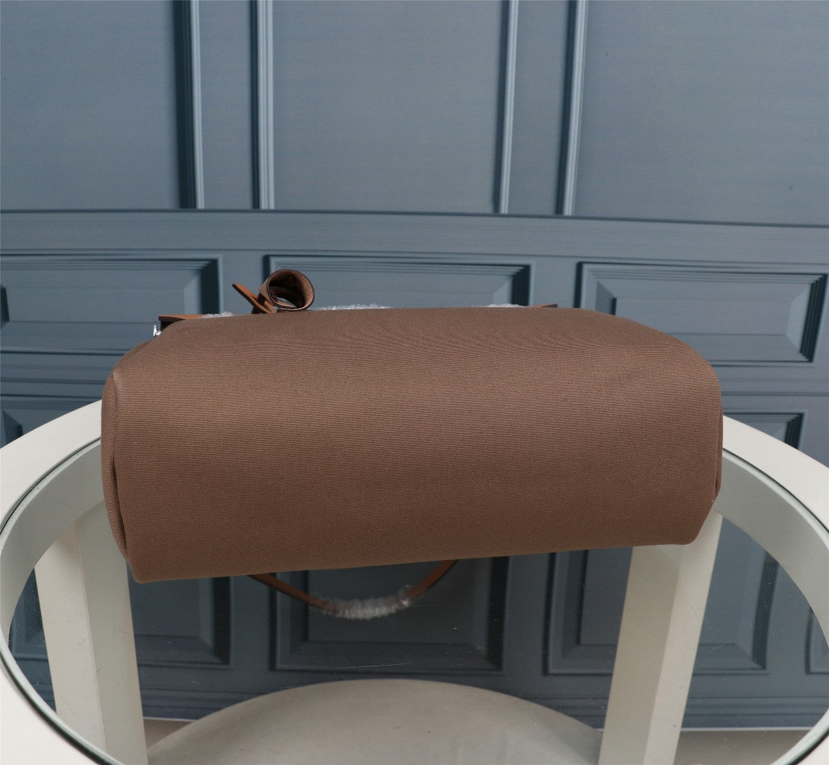HM HERBAG ZIP 31 CUIR DE VEAU CIDRE ET MARRON