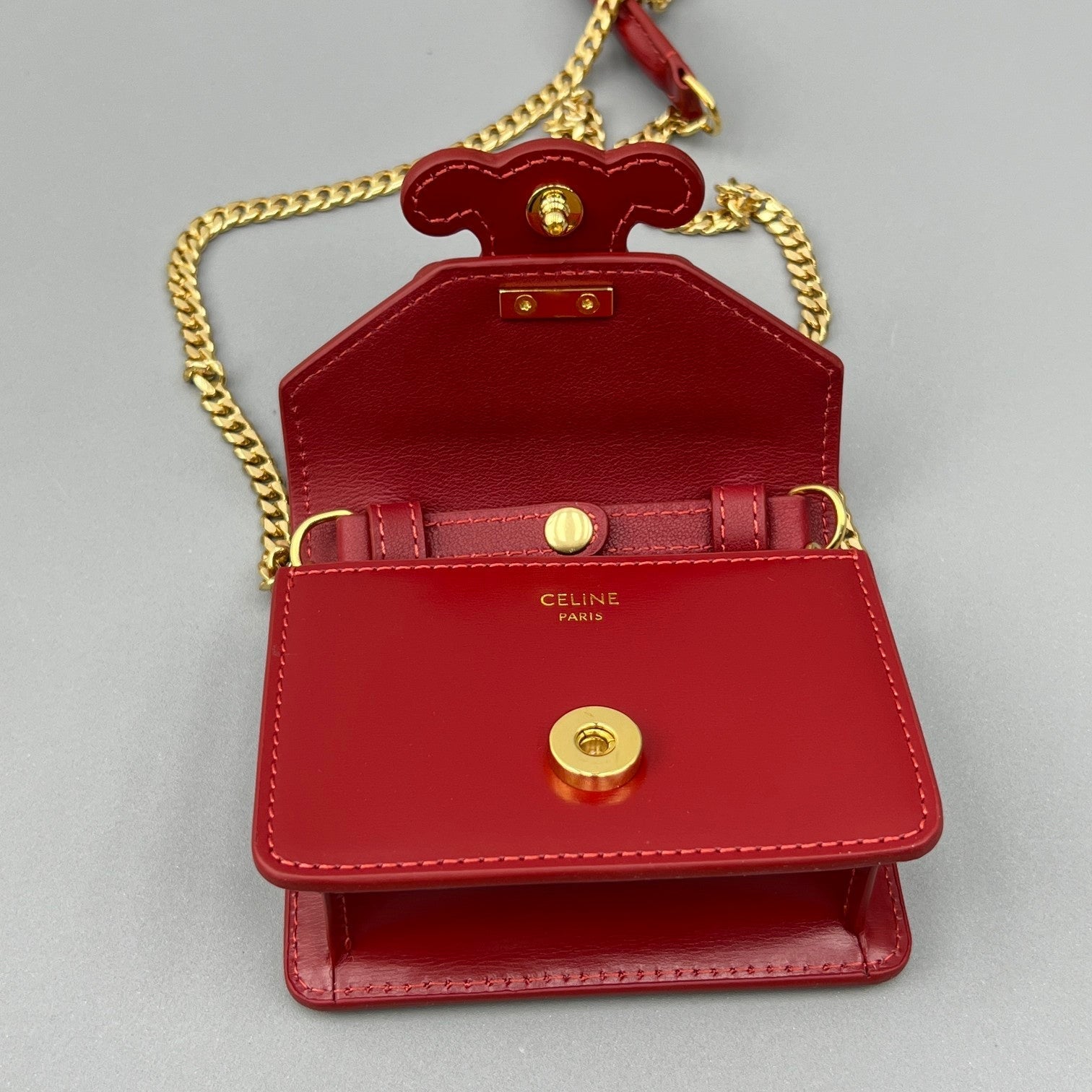 CUIR TRIPHOME 11 VEAU ROUGE CERISE