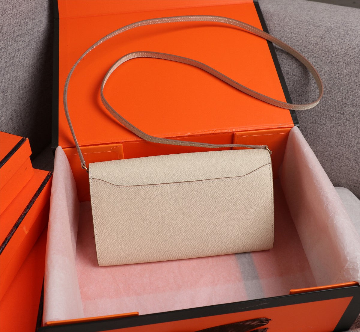 SACS HM CONSTANCE DAKANG 20,5 CRÈME EPSOM