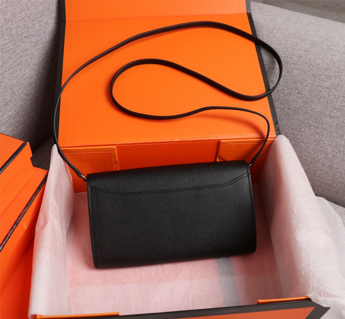 SACS HM CONSTANCE DAKANG 20.5 NOIR EPSOM