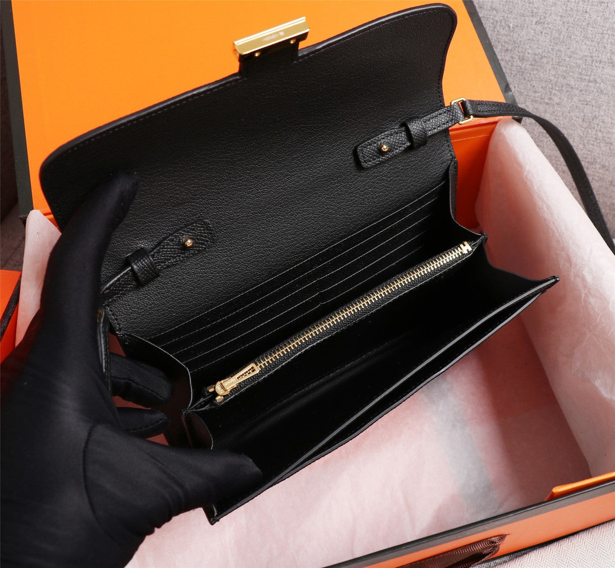 SACS HM CONSTANCE DAKANG 20.5 NOIR EPSOM