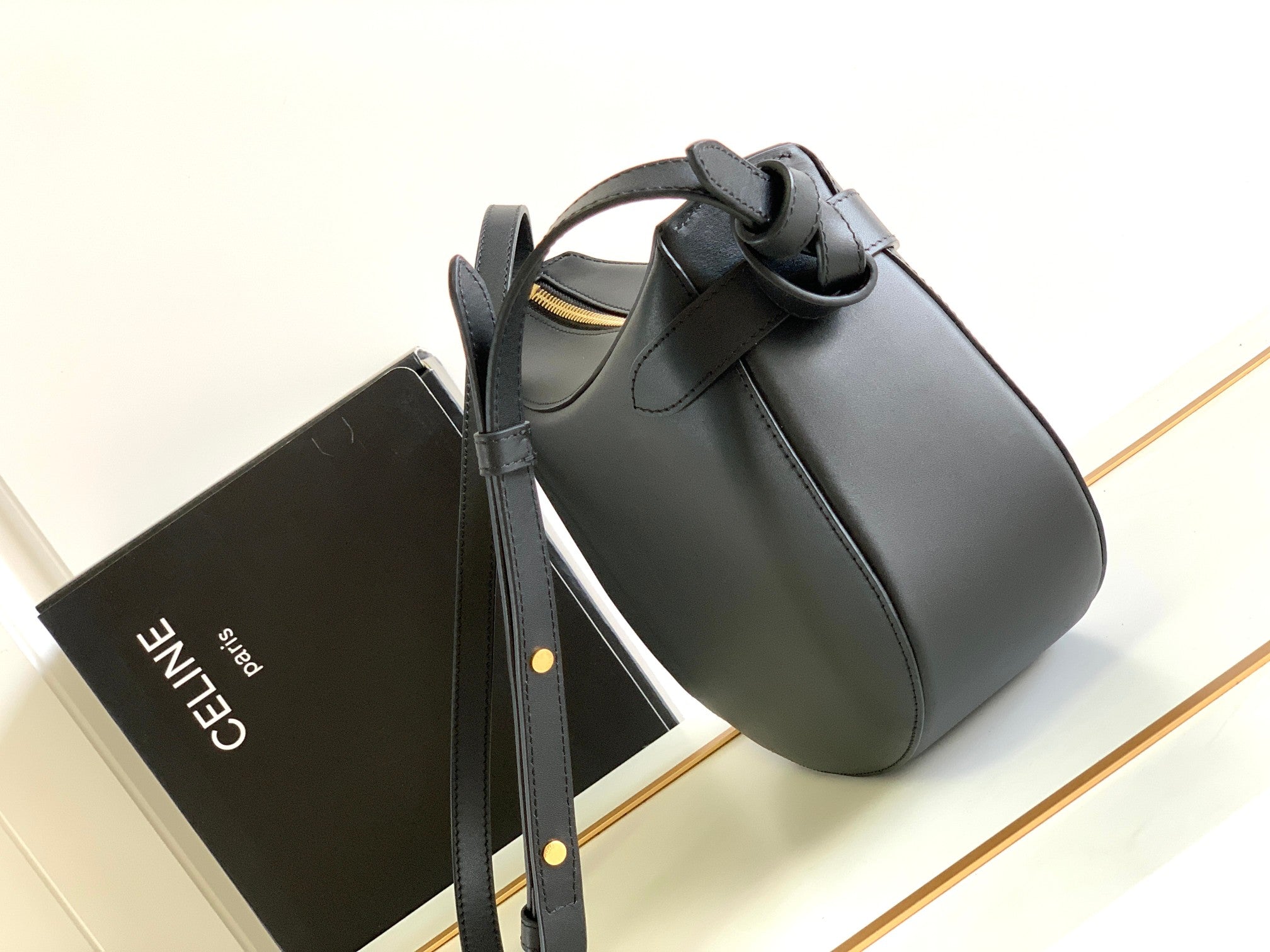 TRIOMPHE CLASSIC 25 CUIR DE VEAU NOIR