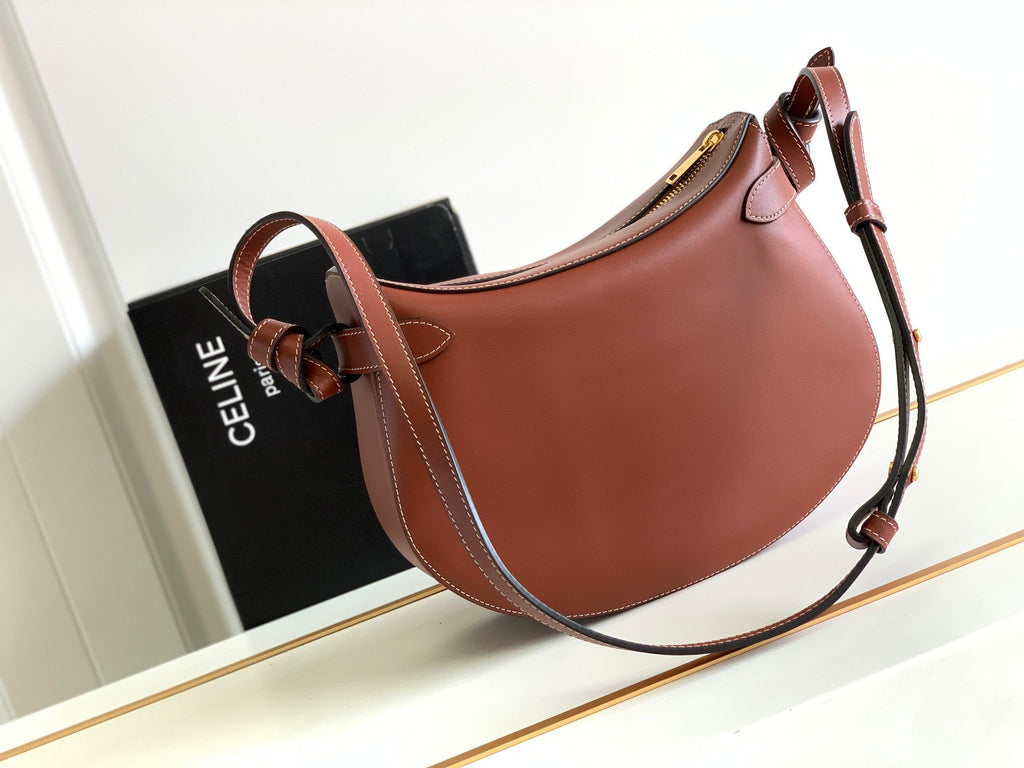 TRIOMPHE CLASSIC 25 CUIR DE VEAU MARRON CANNELLE