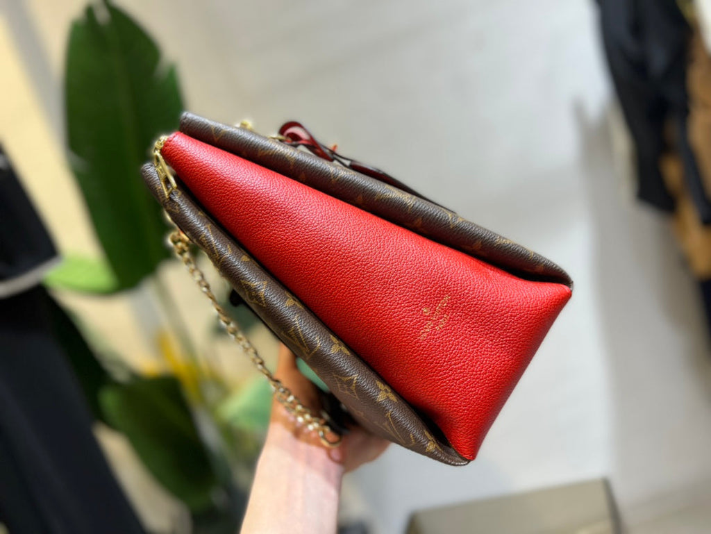 SURENE MM 36CM BROWN RED MONOGRAM CANVAS