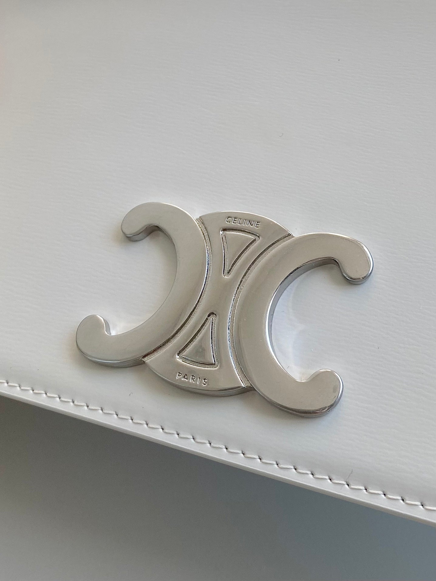 TRAPÈZE AISSELLE TRIPHOME 26 CUIR DE VEAU BLANC