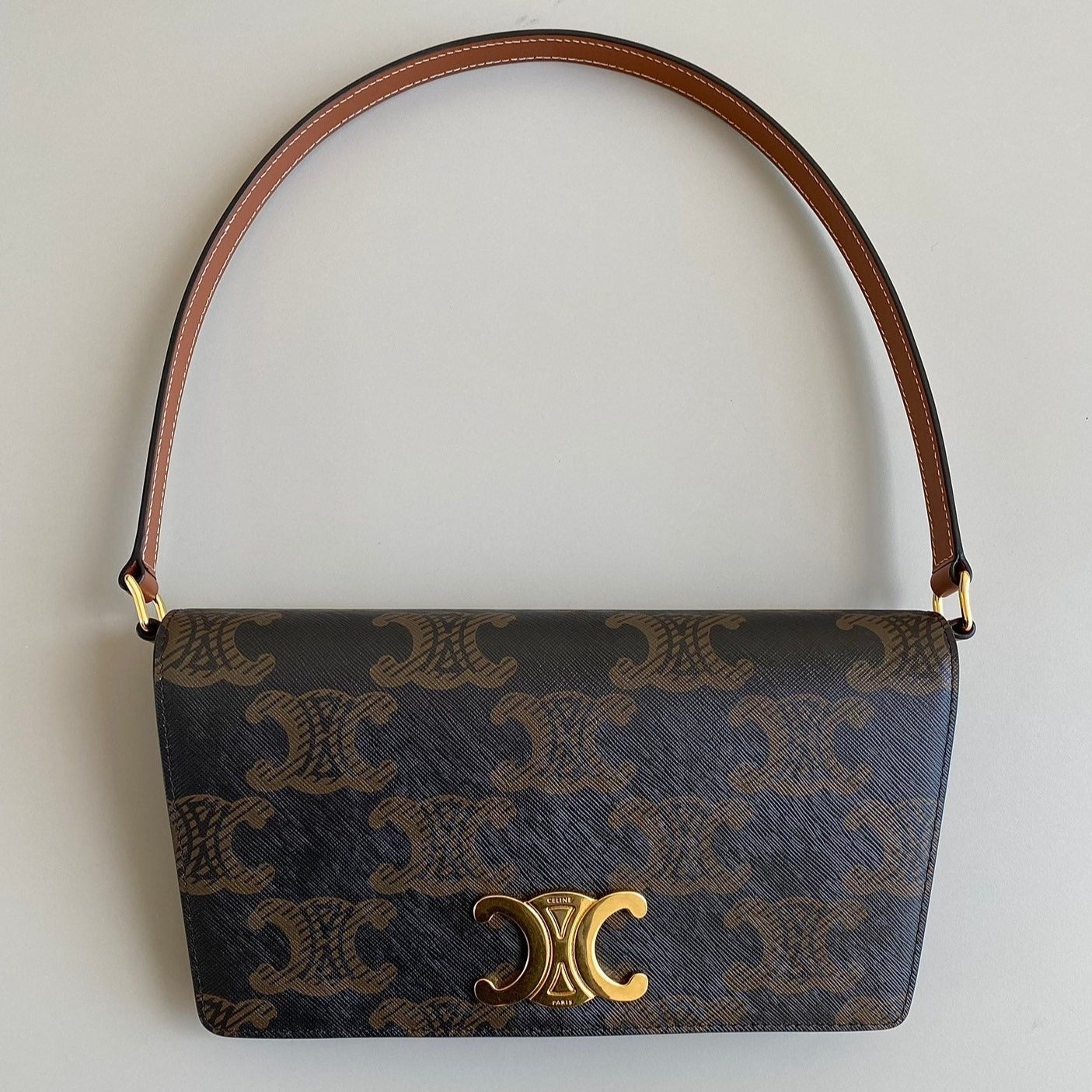 TRAPÈZE AISSELLE TRIPHOME 26 CUIR DE VEAU MOTIF NOIR