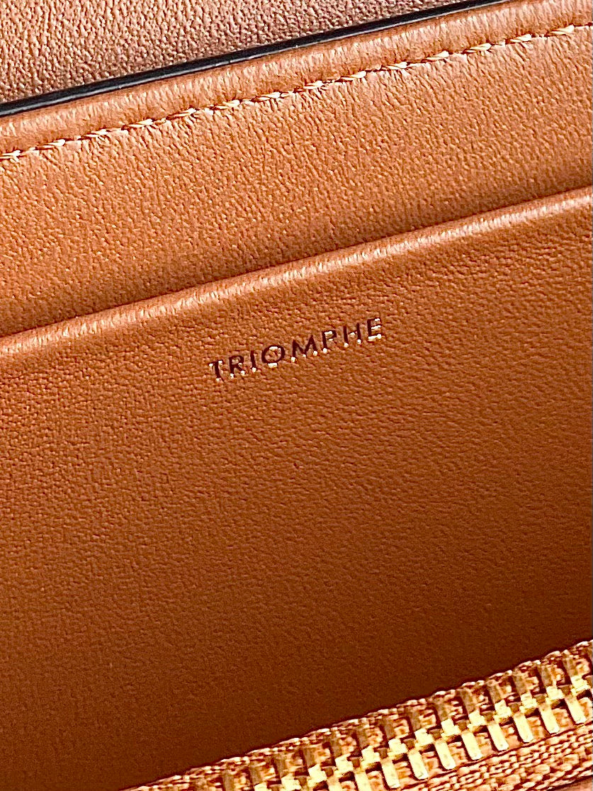 TRAPÈZE AISSELLE TRIPHOME 26 CUIR DE VEAU MOTIF NOIR