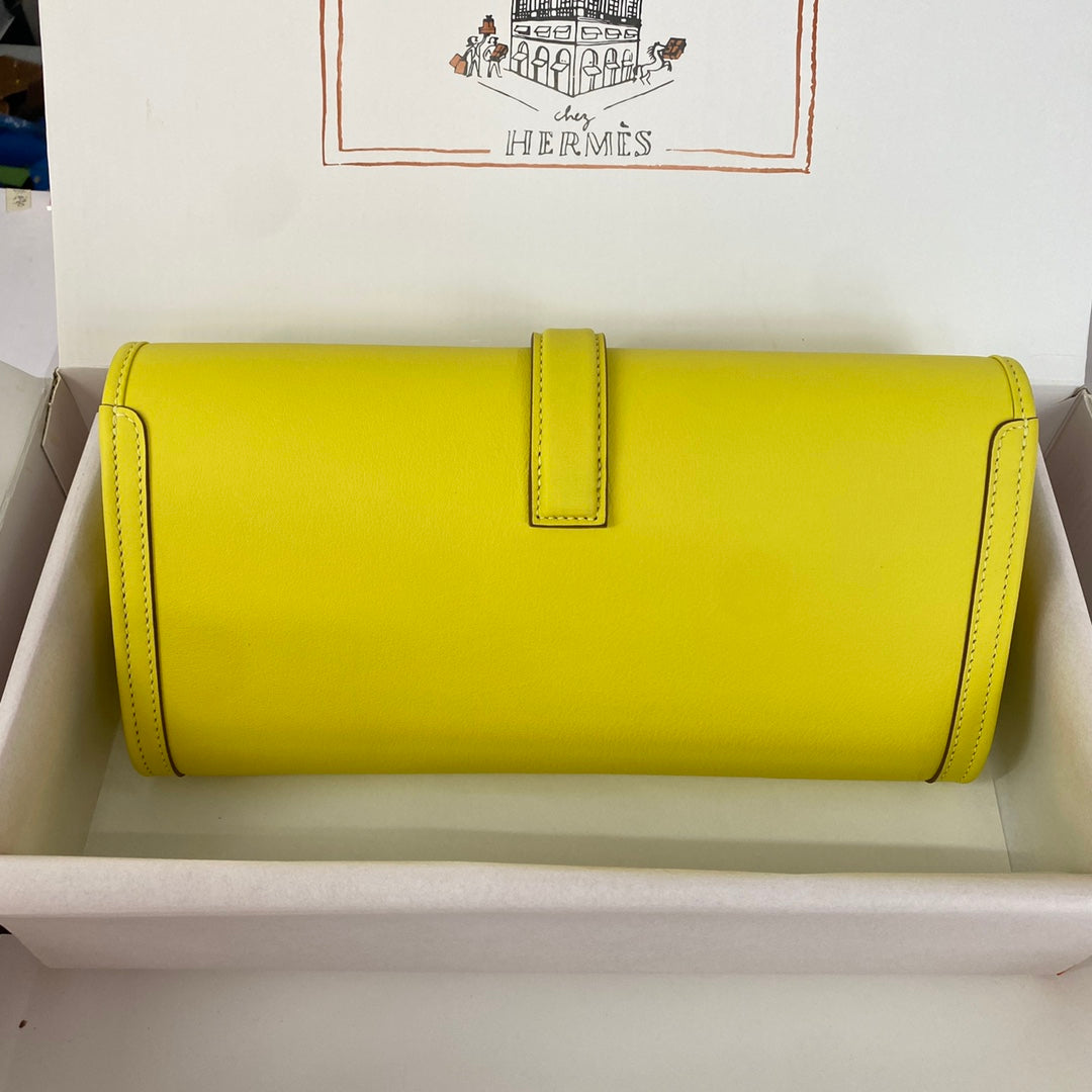 HM JIGE 29 CUIR DE VEAU SWIFT JAUNE CITRON 229025