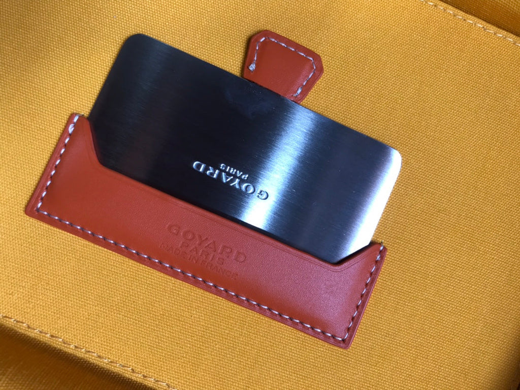 ミューズ バニティ ケース 20 オレンジ ゴヤルダン キャンバス