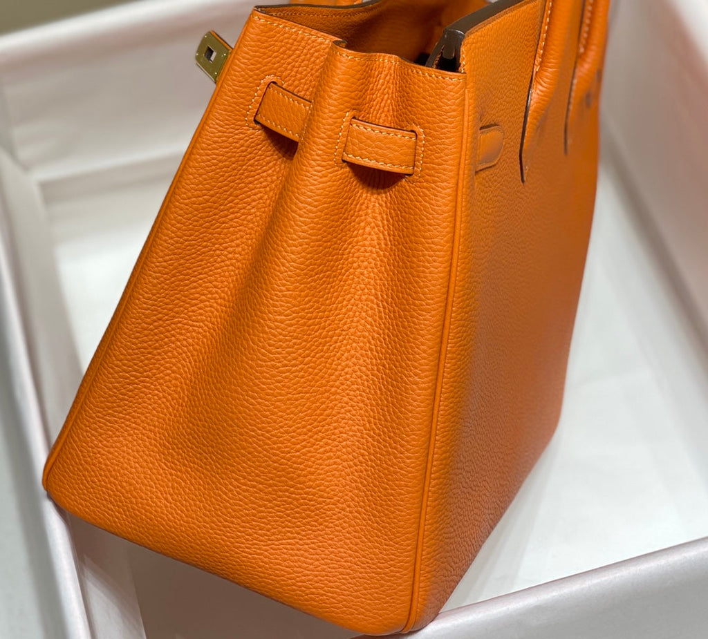 HM バーキン 35cm オレンジ トゴレザー ゴールド金具