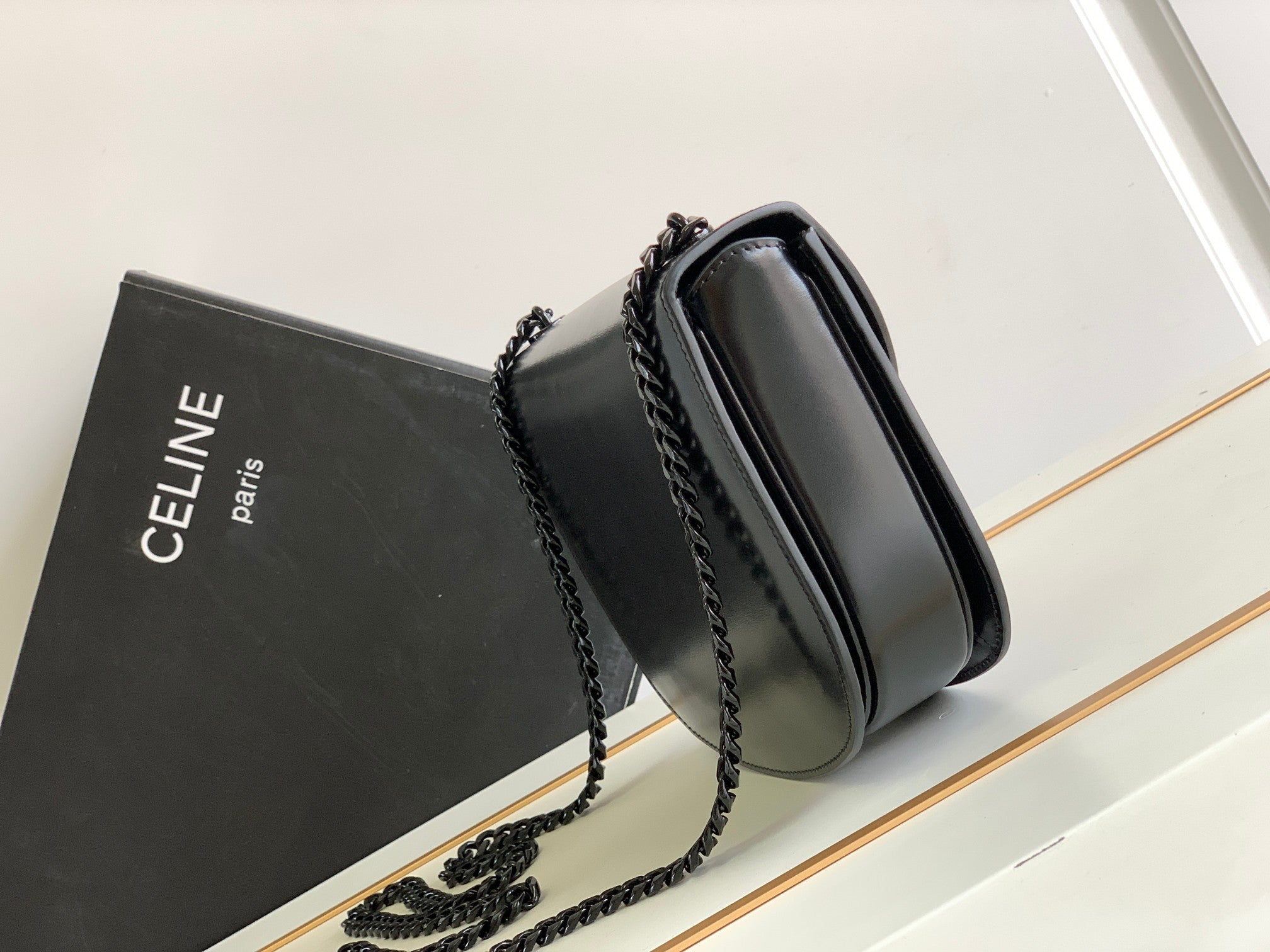 TEEN BESACE TRIOMPHE 18.5 TOUT CUIR DE VEAU NOIR
