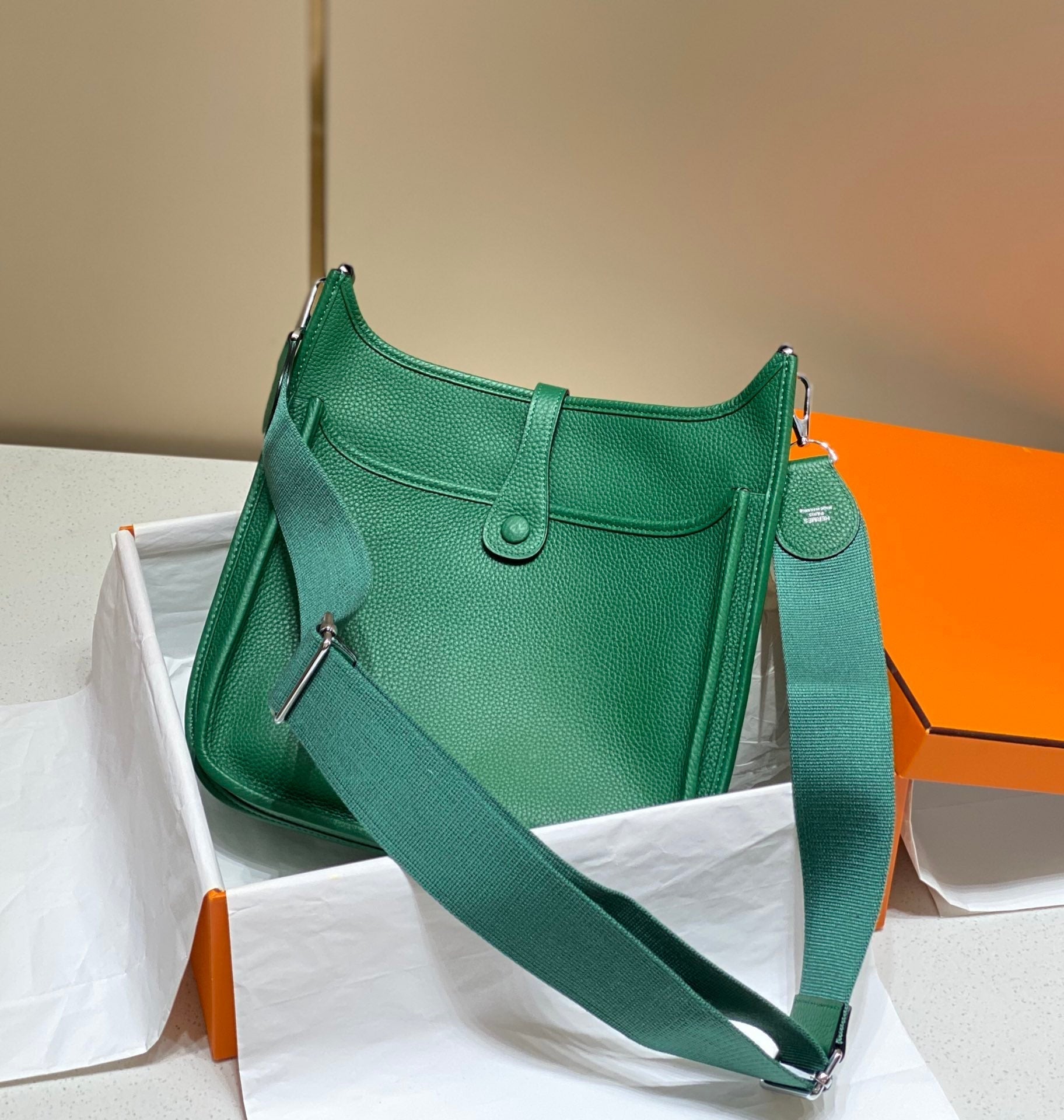 EVELYNE 29CM VERT FONCÉ TOGO SHW