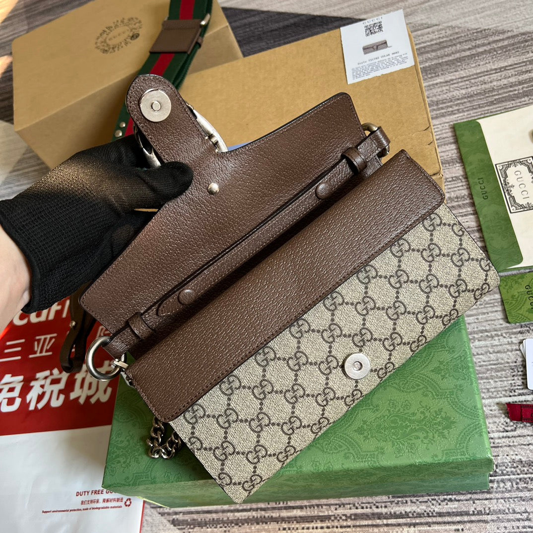 DIONYSUS 25 PETIT SAC EN TOILE GG SUPREME