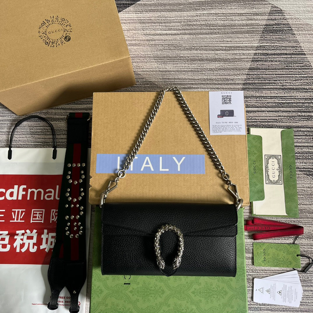 SAC DIONYSUS PETIT 25 EN CUIR DE VEAU NOIR
