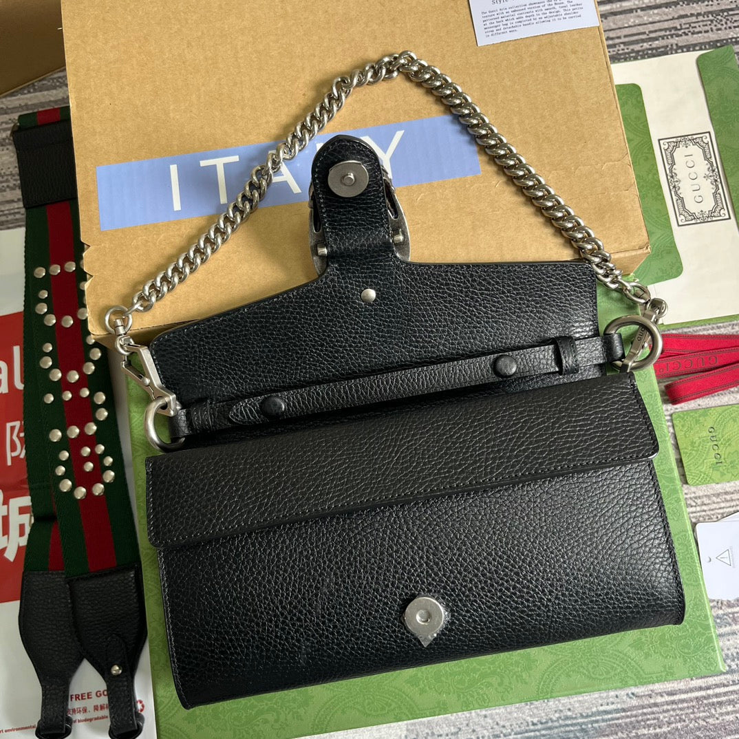 SAC DIONYSUS PETIT 25 EN CUIR DE VEAU NOIR
