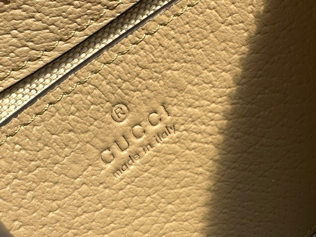 SAC À MAIN OPHIDIA GG PETIT 25 EN TOILE SUPREME BEIGE ET BLANC