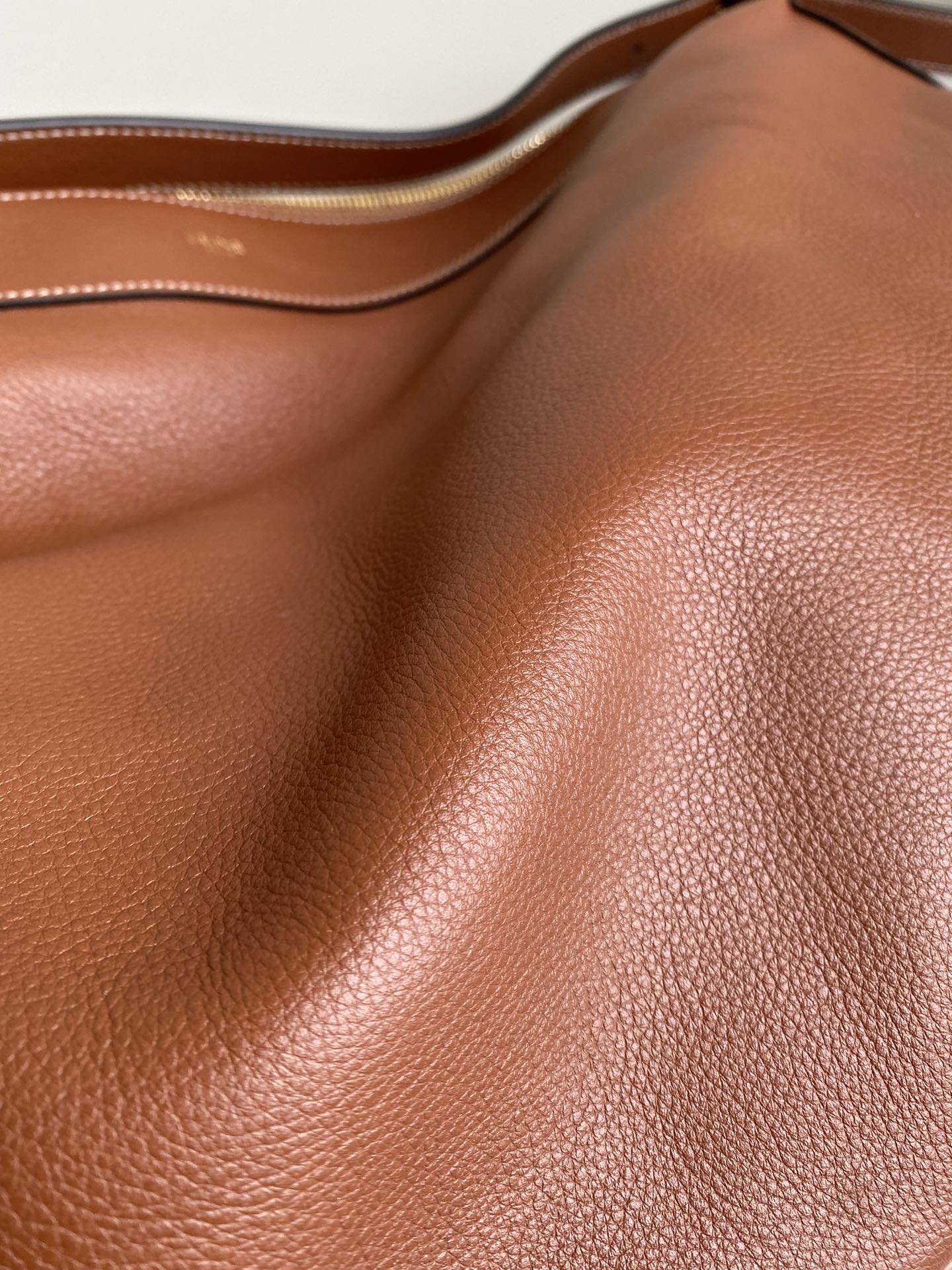 SAC SOUS-BRAS ROMY 43 CUIR DE VEAU ORANGE ROUILLE